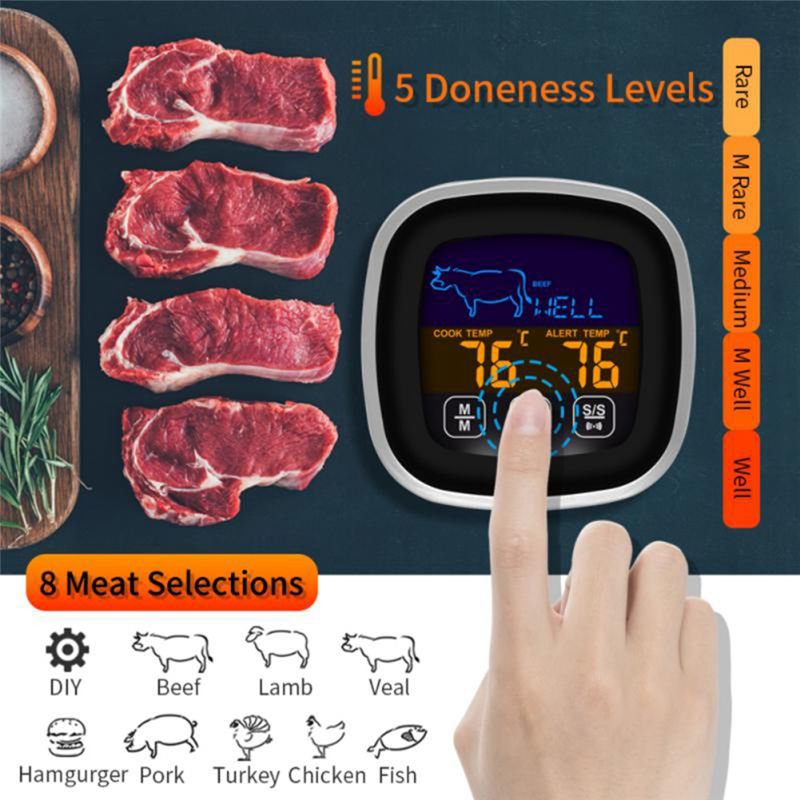 Thermometer Digital - SUPERSALE Dijital Mutfak Termometresi Paslanmaz Çelik