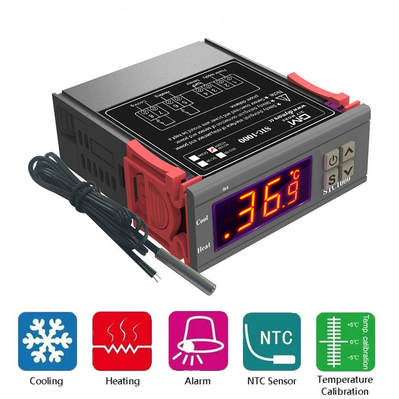 Lab Incubator - STC-1000 Dijital Sıcaklık Kontrol Cihazı Termostat