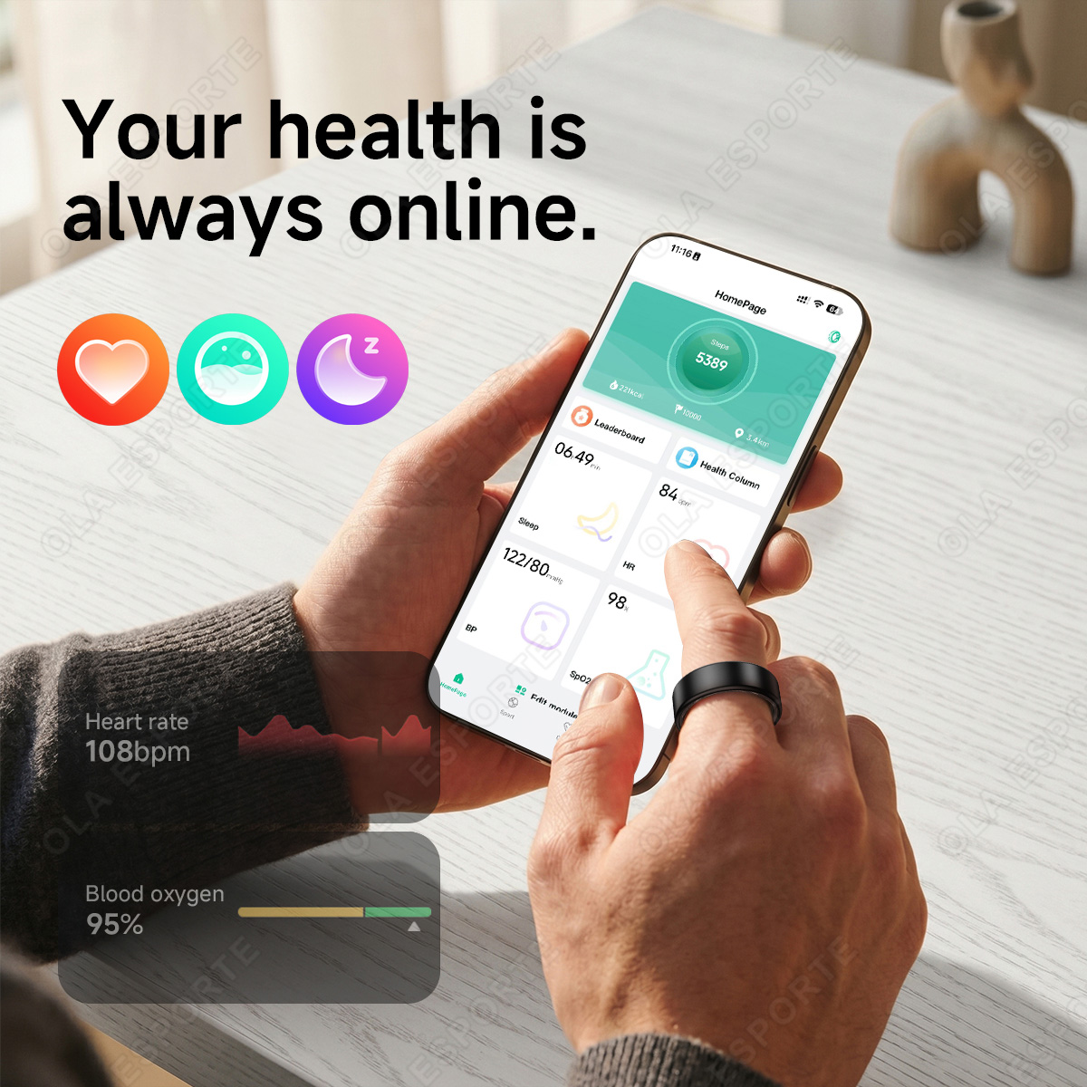 Akıllı Yüzük Kalp Atış Hızı Ka - Blood Pressure Monitor incelemesi ve fiyatı